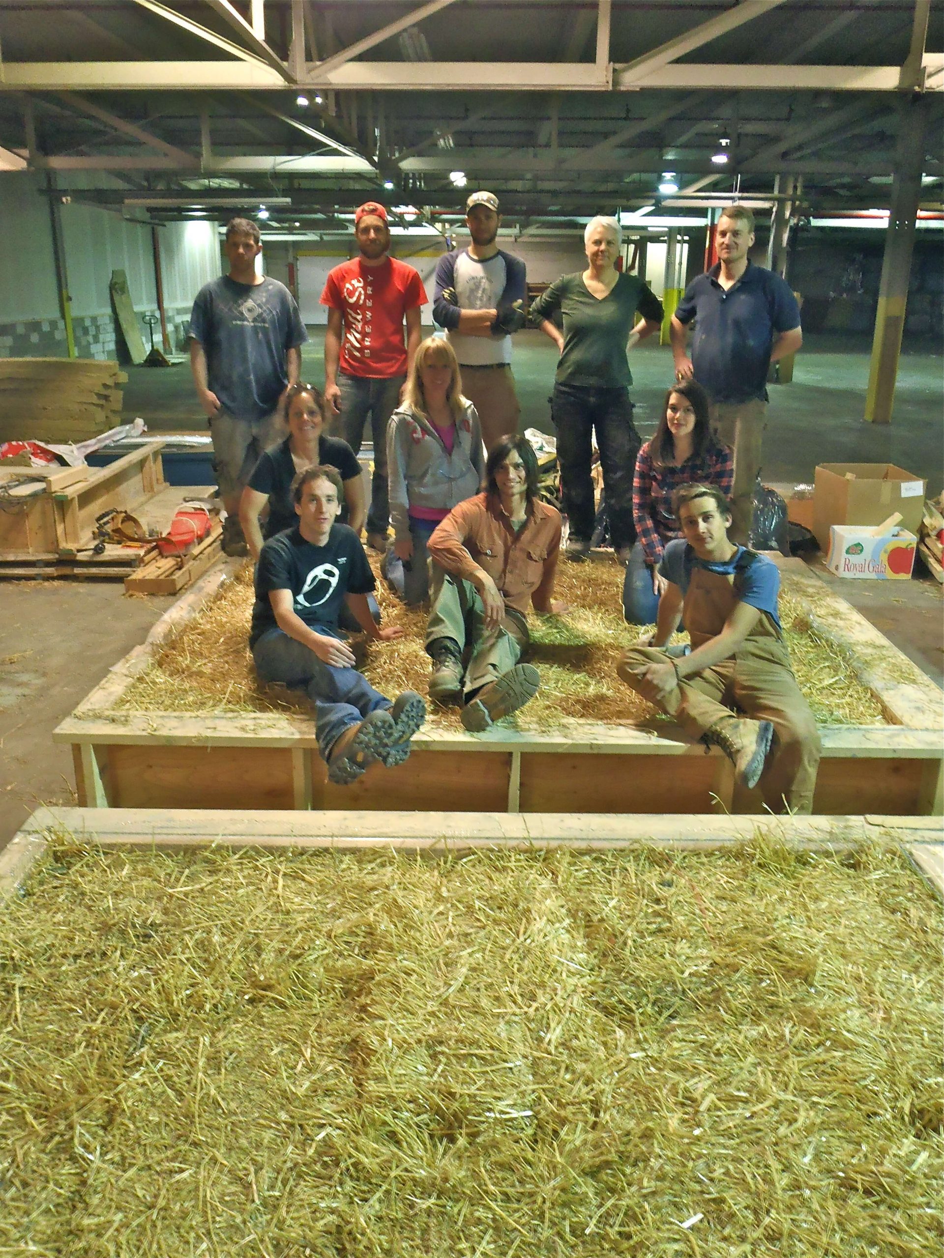 Prefabricated Straw Bale Walls for Canada’s Greenest Home