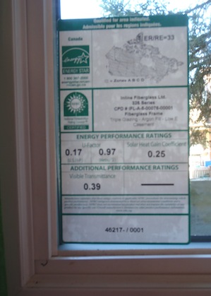 Low solar gain windows