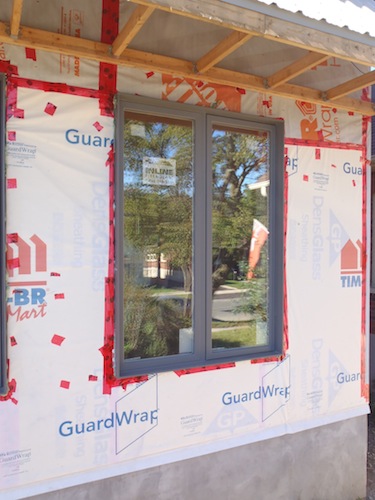 South window exterior